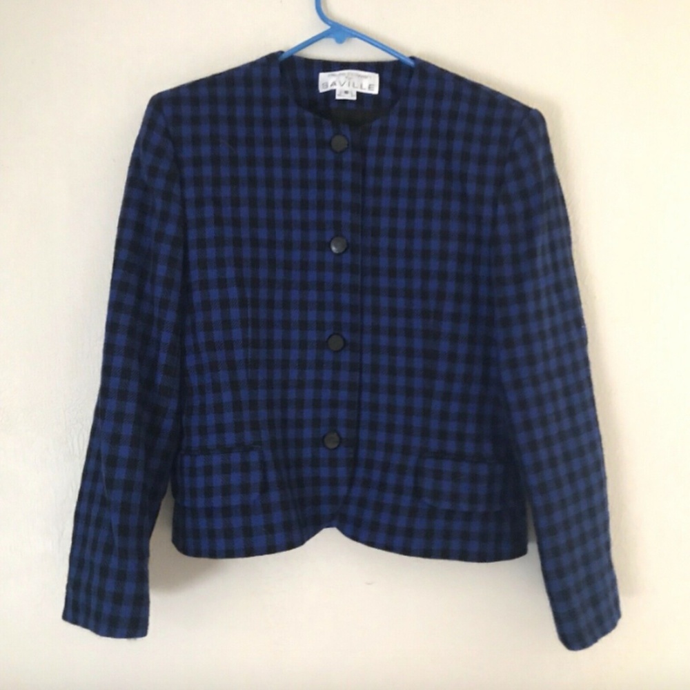 Rena Rowan Saville Women's Blue Black Checked